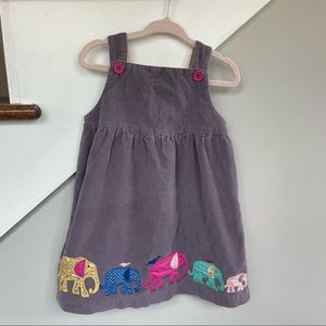 [Boden] Girls Corduroy Overall Dress